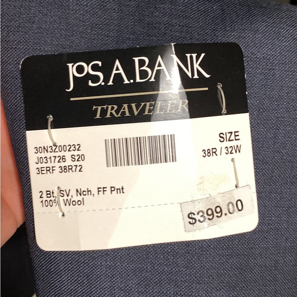 Jos A Bank 38R/32 Slim Fit Notch Lapel NEW with tags - Picture 2 of 2